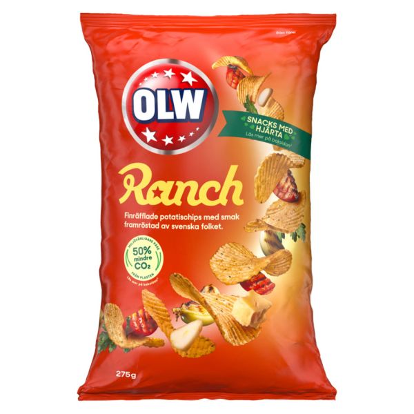 OLW Chips Ranch, Grillgemüse mit Käse 175g